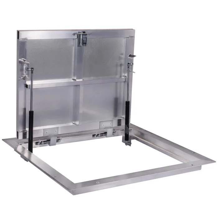 60 × 70P - Grindų liukas po plytele Aliuminis