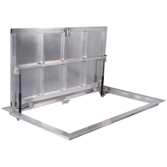70 × 120P - Grindų liukas po plytele Aliuminis