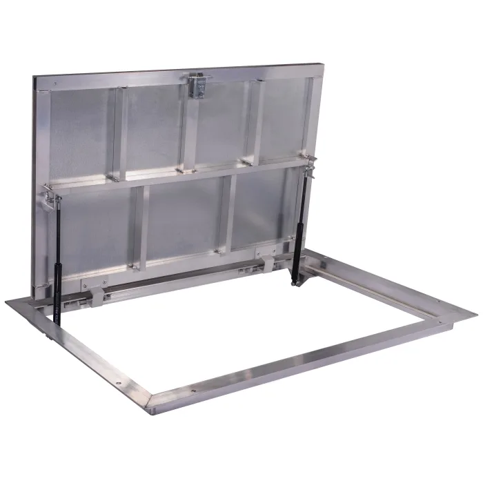 70 × 100P - Grindų liukas po plytele Aliuminis